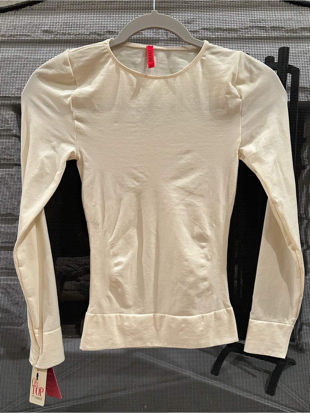 SPANX Classic Long Sleeve Crew - Size M - Picture 3 of 6